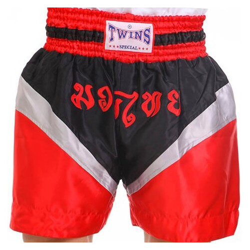 Шорти для тайського боксу та кікбоксингу Twins ZB-6142 L Червоний (37429505) фото №1