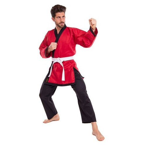 Кімоно для айкікендо карате FDSO Aykikendo Karate Ballonstar AKS 0 Червоно-чорний (37508020) фото №18