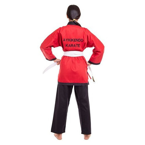 Кімоно для айкікендо карате FDSO Aykikendo Karate Ballonstar AKS 0 Червоно-чорний (37508020) фото №3