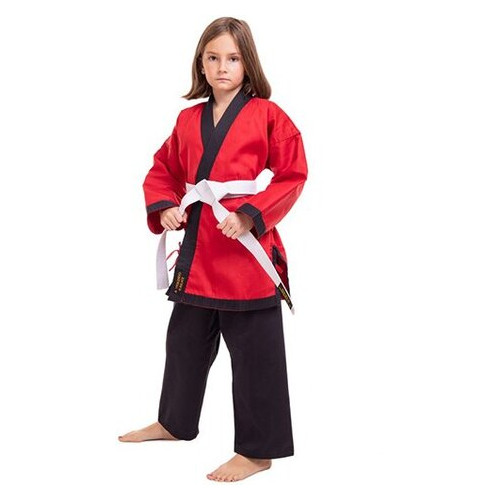 Кімоно для айкікендо карате FDSO Aykikendo Karate Ballonstar AKS 0 Червоно-чорний (37508020) фото №20