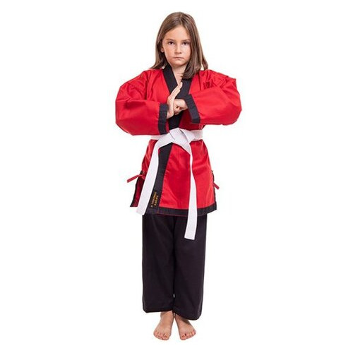 Кімоно для айкікендо карате FDSO Aykikendo Karate Ballonstar AKS 0 Червоно-чорний (37508020) фото №23