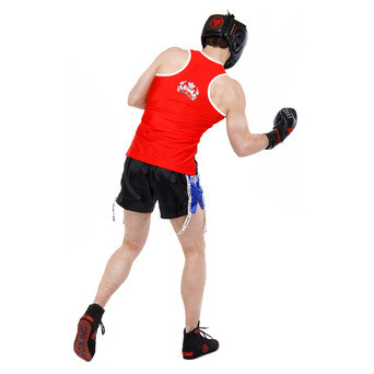 Замшеві боксерки FDSO Fist Rage VL-8483 38 Чорно-червоний (37508157) фото №6