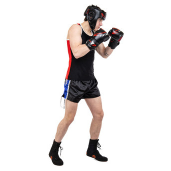 Замшеві боксерки FDSO Fist Rage VL-8485 35 Чорно-помаранчевий (37508156) фото №10