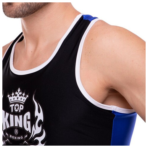 Майка боксерська Top King Boxing TKSTT-003 M Синій (37551045) фото №4