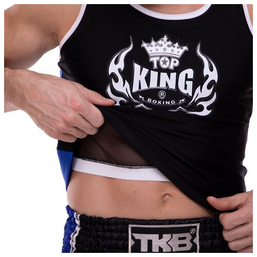 Майка боксерська Top King Boxing TKSTT-003 M Синій (37551045) фото №7