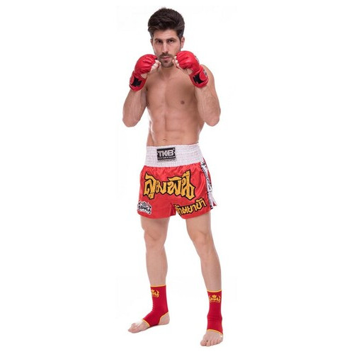 Шорти для тайського боксу та кікбоксингу Top King Boxing TKTBS-043 XXL Червоний (37551085) фото №6