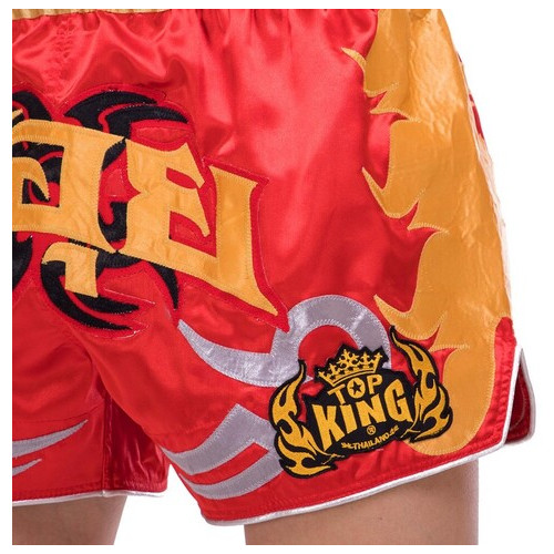 Шорти для тайського боксу та кікбоксингу Top King Boxing TKTBS-049 XXL Червоний (37551086) фото №6