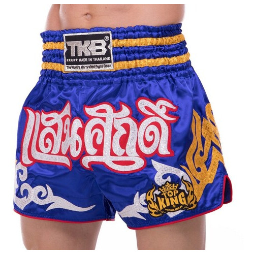 Шорти для тайського боксу та кікбоксингу Top King Boxing TKTBS-056 L Синій (37551094) фото №2