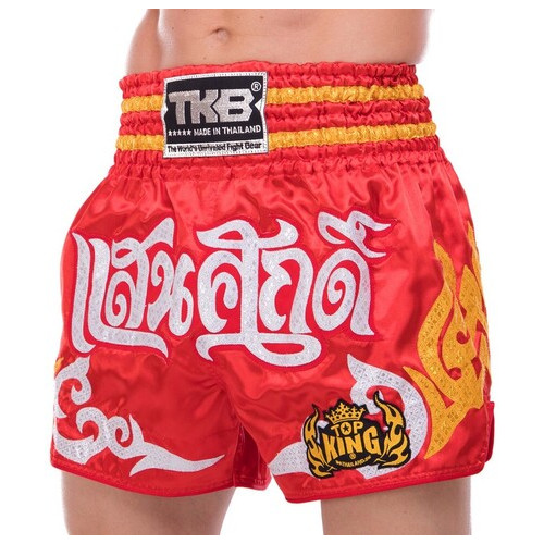 Шорти для тайського боксу та кікбоксингу Top King Boxing TKTBS-056 XS Червоний (37551094) фото №2