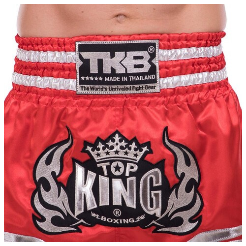 Шорти для тайського боксу та кікбоксингу Top King Boxing TKTBS-094 XXL Червоний (37551095) фото №5