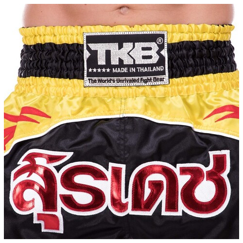 Шорти для тайського боксу та кікбоксингу Top King Boxing TKTBS-146 L Чорний (37551096) фото №5