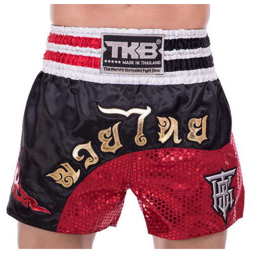 Шорти для тайського боксу та кікбоксингу Top King Boxing TKTBS-208 S Чорно-червоний (37551089) фото №1
