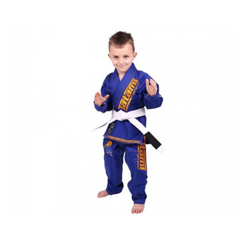 Кімоно дитяче для Бразильського Джіу-Джитсу Tatami Fightwear Kids NEW Animal (M1) Синє фото №1