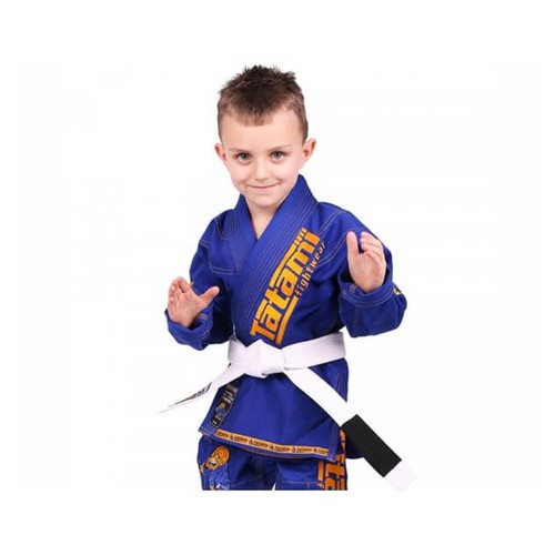 Кімоно дитяче для Бразильського Джіу-Джитсу Tatami Fightwear Kids NEW Animal (M1) Синє фото №2
