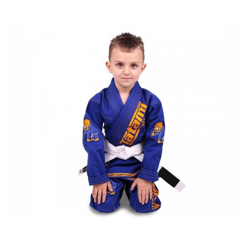 Кімоно дитяче для Бразильського Джіу-Джитсу Tatami Fightwear Kids NEW Animal (M1) Синє фото №5