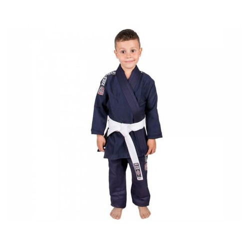 Кімоно дитяче для Бразильського Джіу-Джитсу Tatami Fightwear Kids Nova (M2) Темно-синє фото №1