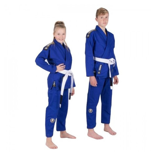 Кімоно дитяче для Бразильського Джіу-Джитсу Tatami Fightwear Kids Nova Absolute (M4) Синє фото №4