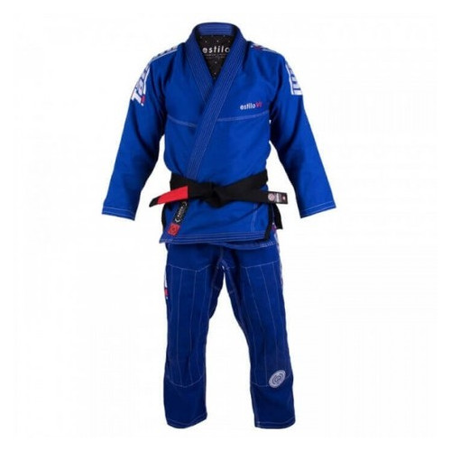 Кимоно для Бразильского Джиу-Джитсу Tatami Fightwear Estilo 6.0 Premier (А1L) Синее с белым фото №1