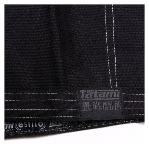 Кимоно для Бразильского Джиу-Джитсу Tatami Fightwear Estilo 6.0 Premier (А3) Черное с серым фото №4