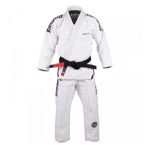 Кимоно для Бразильского Джиу-Джитсу Tatami Fightwear Estilo 6.0 Premier (А3S) Белое с черным фото №1