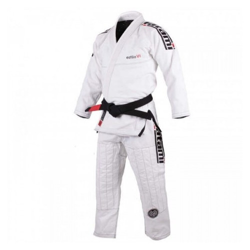 Кимоно для Бразильского Джиу-Джитсу Tatami Fightwear Estilo 6.0 Premier (А3S) Белое с черным фото №2