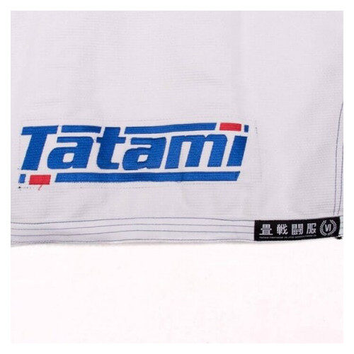 Кимоно для Бразильского Джиу-Джитсу Tatami Fightwear Estilo 6.0 Premier (А5) Белое с синим фото №6