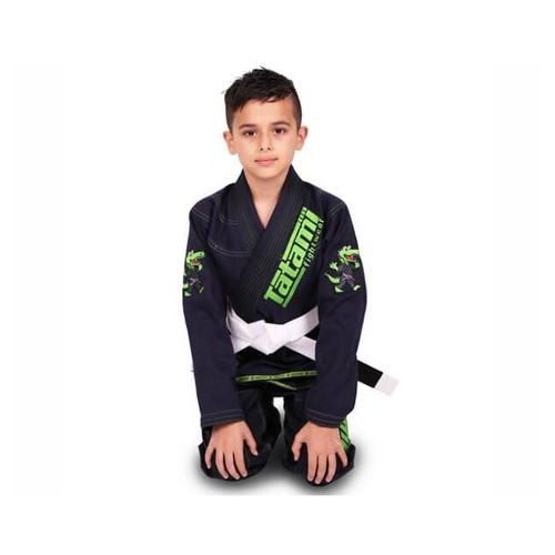 Кімоно дитяче для Бразильського Джіу-Джитсу Tatami Fightwear Kids Animal (M1) Темно-синє фото №5
