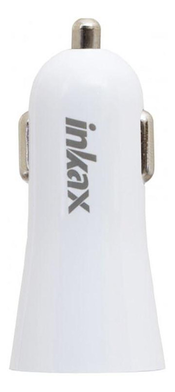 Автомобильное зарядное устройство INKAX CD-37 Car charger 1USB 1A White #I/S фото №1