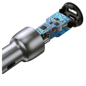 Автозарядка UGREEN QC 3.0+QC 3.0 Dual USB-A 36W Fast Car Charger Косм. Сіра (CD213) (60980) фото №4