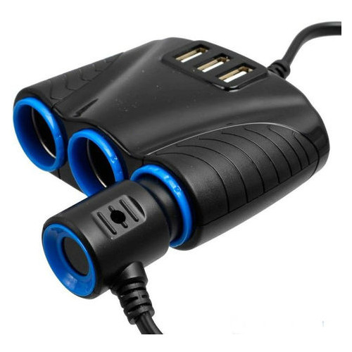 Автомобильное зарядное Colarix USB 2.9А 3 USB (AKO-CUA-015) фото №2