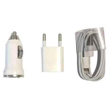 Зарядний пристрій Copy АЗП/СЗП/USB Mini 3 in 1 Charger (iPhone 5, iPad mini) фото №1