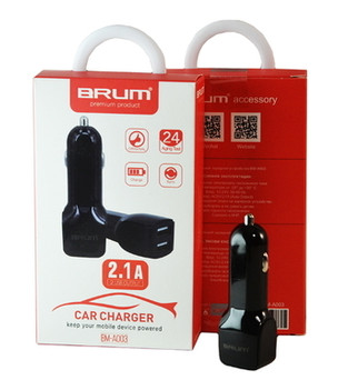 Автомобильное зарядное устройство Brum BM-A003 (8171BMA003) фото №2