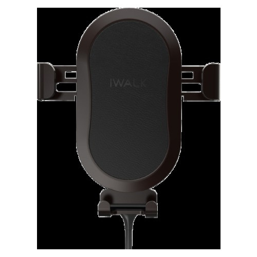 Беспроводное автомобильное зарядное устройство iWalk Lucanus Air черное фото №1