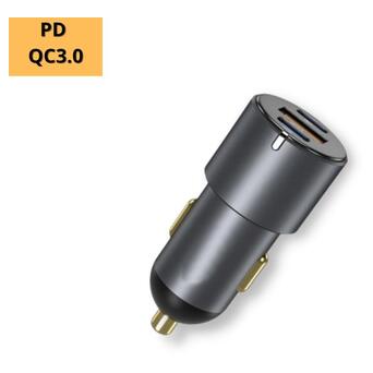 Автомобільний зарядний пристрій XPRO CC45 PD30W PD+USB30W чорний(37478-01) фото №2