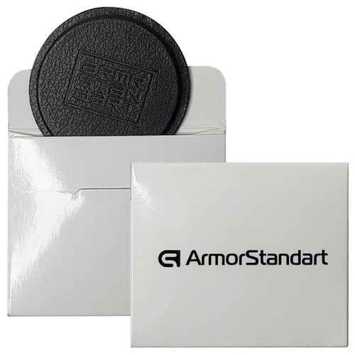 Металева пластина ArmorStandart для смартфона в шкіряному обплетенні Чорна (ARM59845) фото №3