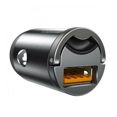 Автомобільний зарядний пристрій Baseus Tiny Star Mini Quick Charge Car Charger USB Port 30W Gray фото №2