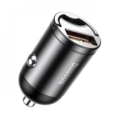 Автомобільний зарядний пристрій Baseus Tiny Star Mini Quick Charge Car Charger USB Port 30W Gray фото №1