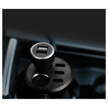 Автомобільний зарядний пристрій Xiaomi 70Mai Car charger 3USB Black CC04 фото №3