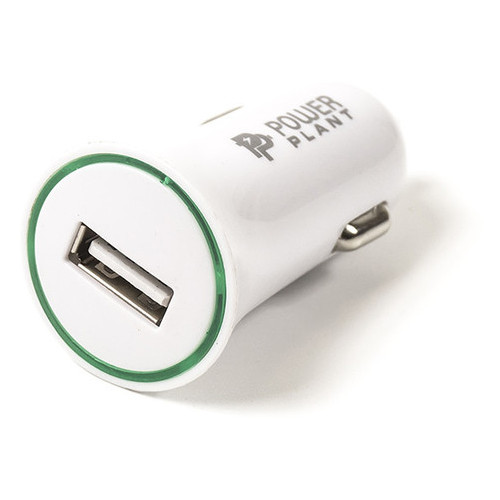 Автомобільний зарядний USB-пристрій PowerPlant 2.1A фото №1