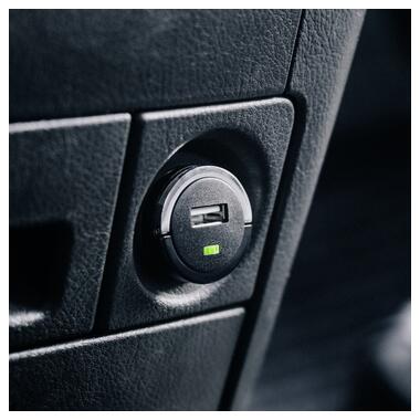 Автомобільний зарядний пристрій Strax bulk Car Charger 2.4A Single USB-A Black (4029948595757) фото №4