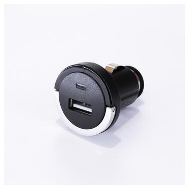 Автомобільний зарядний пристрій Strax bulk Car Charger 2.4A Single USB-A Black (4029948595757) фото №1