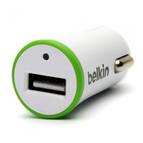 Автомобильное зарядное устройство Belkin F8J051 Usb - Iphone 12V - 2.1А Белый фото №3