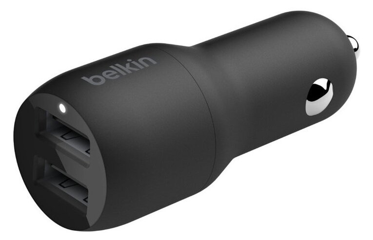 Автомобильное ЗУ Belkin Car Charger 24W Dual USB-A, USB-A - MicroUSB, 1m, black (CCE002BT1MBK) фото №5