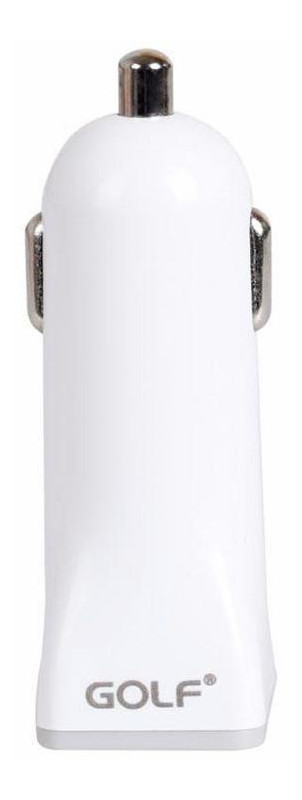 Автомобильное зарядное устройство Golf GF-C1 + Lightning cable 1USB 1A White фото №3