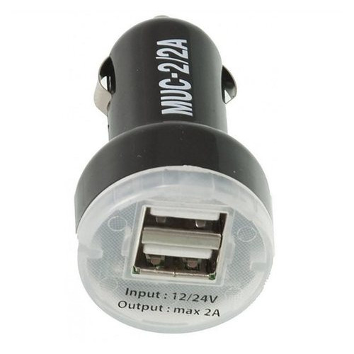 Зарядное устройство USB Mystery MUC 2/2A 12/5V 2А фото №1