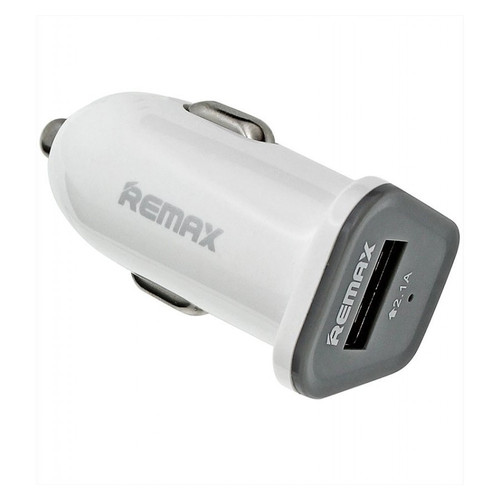 Автомобильное зарядное устройство Remax RCC-101 Mini (1USB 2.1A) White фото №1