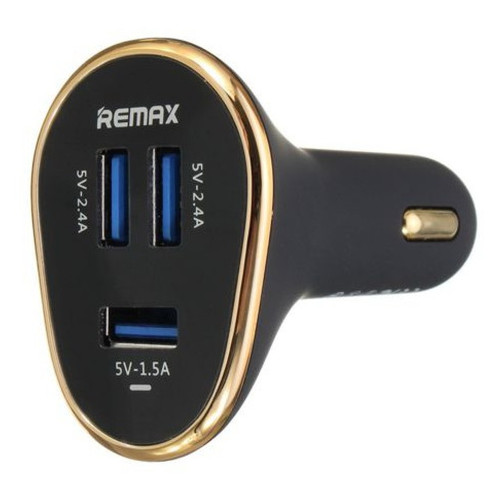 Автомобильное зарядное устройство Remax RCC302 (3USB 6.3A) Black фото №1