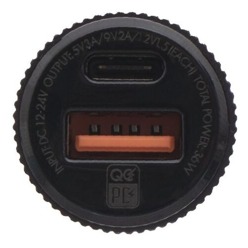 Авто Зарядное Устройство LDNIO C510Q Micro QC3.0 / USB-C PD Цвет Чёрный фото №3