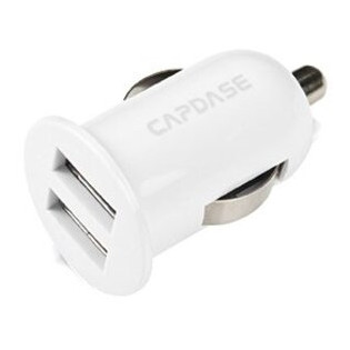 Автомобильное зарядное устройство Capdase Dual USB Car Charger Pico G2 White (1 A) for iPhone/iPod/iPad mini/Smartphone (CA00-PG02) фото №1