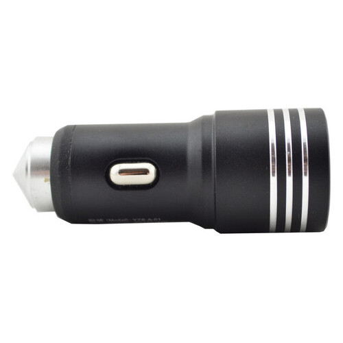 Автомобильная USB зарядка от прикуривателя 12v CAR USB hammer 0068 YZS-A-01 (4666) Черный #S/O фото №4